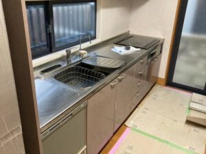 キッチン収納でのお悩み解決　収納しやすいキッチンに替えたい　施工前