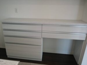 お気に入りキッチンカップボードを取付ける　クリナップ　ステディア　施工後