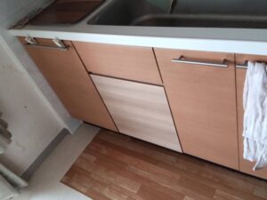 シンク下フロントタイプ　施工後