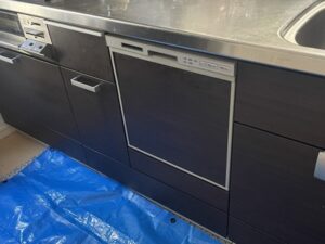 群馬キッチン取付け隊　スライドオープン食洗機の取替　施工前　