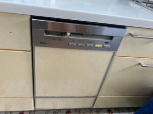 福島キッチン取付け隊　スライドオープン食洗機の取替　施工前