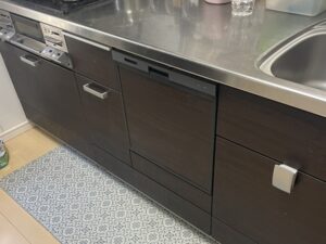 群馬キッチン取付け隊　スライドオープン食洗機の取替　施工後　