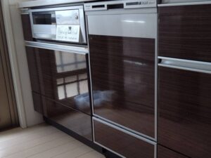 鹿児島キッチン取付け隊　スライドオープン食洗機の取替　施工後