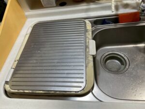 岡山キッチン取付け隊　トップオープン食洗機の工事　施工前