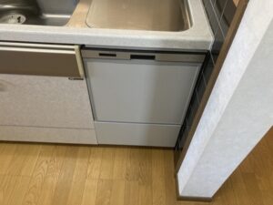 岐阜キッチン取付け隊　トップオープン食洗機の工事　施工後