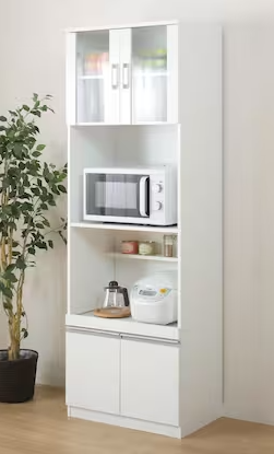 家電置き場がない！おすすめ家電収納アイテム　ニトリ　レンジ台