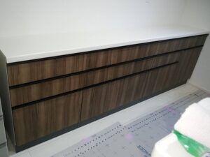 お気に入りキッチンカップボードを取付ける　ファーストプラス　施工後