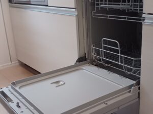 岡山キッチン取付け隊　フロントオープン食洗機の工事　施工後