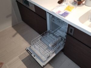 岐阜キッチン取付け隊　フロントオープン食洗機の工事　施工後