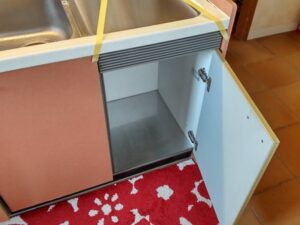 キッチン収納でのお悩み解決　ヤマハの上ふた食洗機を使っていない　施工後
