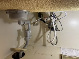 岐阜キッチン取付け隊　排水トラップの交換　施工後