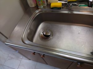 福島キッチン取付け隊　排水トラップの交換　施工後 
