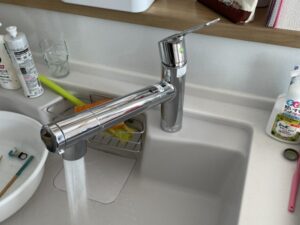 岐阜キッチン取付け隊　浄水器一体水栓の取替　施工後