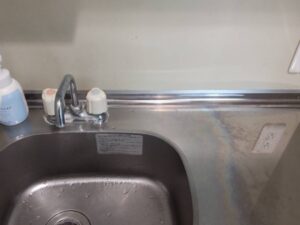 香川キッチン取付け隊　浄水栓を後付け　施工前