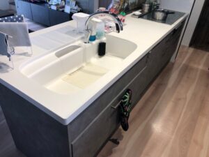 熊本キッチン取付け隊　浄水栓を後付け　施工前