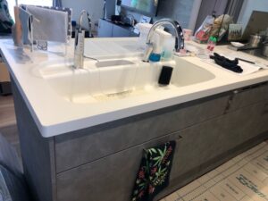 熊本キッチン取付け隊　浄水栓を後付け　施工後