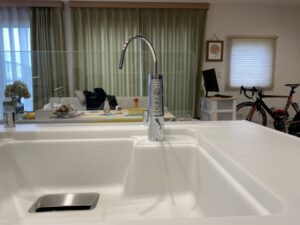 福島キッチン取付け隊　アルカリイオン整水器の工事　施工後 