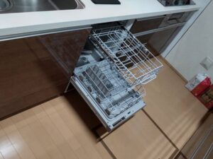 鹿児島キッチン取付け隊　浅型を深型食洗機に取替　施工後