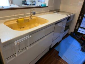 岡山キッチン取付け隊　浅型を深型食洗機に取替　施工後