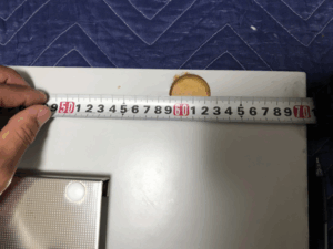 キッチンの扉を交換したい！　蝶番取付け穴加工