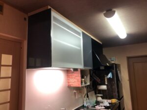 熊本キッチン取付け隊　電動昇降乾燥機の工事　施工後