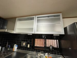 キッチン収納でのお悩み解決　電動昇降機を取り替える　施工後