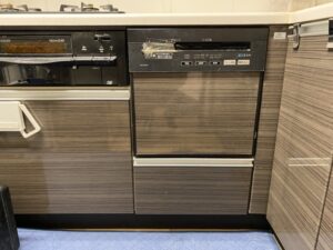 福島キッチン取付け隊　食洗機の取外して収納　施工前