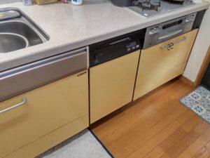 岐阜キッチン取付け隊　食洗機の取外して収納　施工前