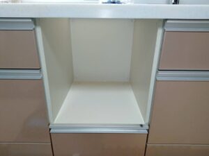熊本キッチン取付け隊　食洗機の取外して収納　施工後