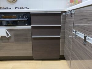 福島キッチン取付け隊　食洗機の取外して収納　施工後