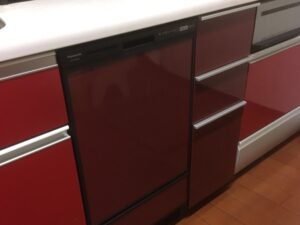 福島キッチン取付け隊　食洗機の無理やりリフォーム　施工後