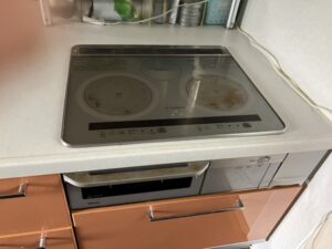 大分キッチン取付け隊　IHヒーターの取替　施工前