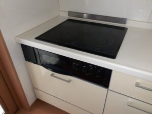 佐賀キッチン取付け隊　IHヒーターの取替　施工前