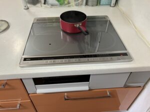 大分キッチン取付け隊　IHヒーターの取替　施工後