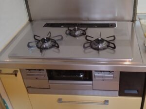 TOTO特殊コンロの工事　施工後