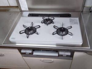 鳥取キッチン取付け隊 TOTO特殊コンロの工事 施工後