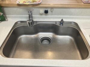 岩手キッチン取付け隊 タッチレス水栓の取替 施工前