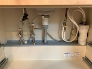 佐賀キッチン取付け隊　カートリッジそのままで浄水栓の交換　施工後　
