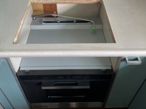 高知キッチン取付け隊　ガスオーブンの工事　施工