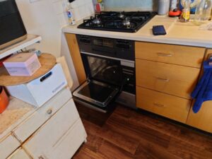 岩手キッチン取付け隊 ガスオーブンの工事 施工後