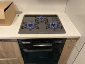 徳島キッチン取付け隊　ガスオーブンを後付　施工後