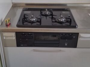 山形キッチン取付け隊　ガスコンロの取替　施工後