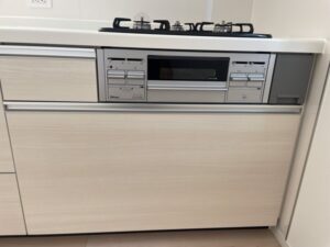 長崎キッチン取付け隊 ガスコンロをIHヒーターに交換 施工前