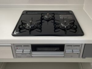 栃木キッチン取付け隊　ガスコンロをIHヒーターに交換　施工前