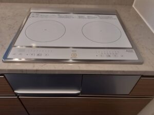 徳島キッチン取付け隊　ガスコンロをIHヒーターに交換　施工後