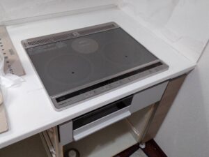 高知キッチン取付け隊　ガスコンロをIHヒーターに交換　施工後