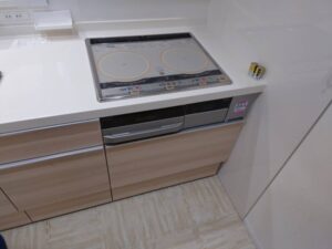 福井キッチン取付け隊　ガスコンロをIHヒーターに交換　施工後