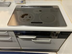 佐賀キッチン取付け隊　グリルなしヒーターの工事　施工前