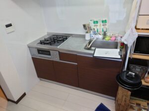 島根キッチン取付け隊 コンパクト2口コンロの交換 施工後