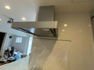岩手キッチン取付け隊 サイドレンジフードの取替 施工前